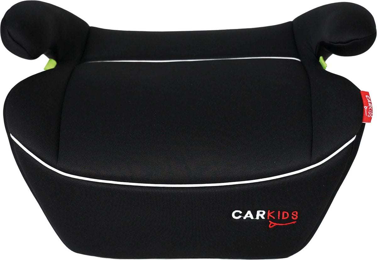 Carkids i-size zitverhoger alex - voldoet aan i-size r-129 norm - voor kinderen van 125-150cm – afneembare wasbare hoes - flexibele installatie – zwart wit
