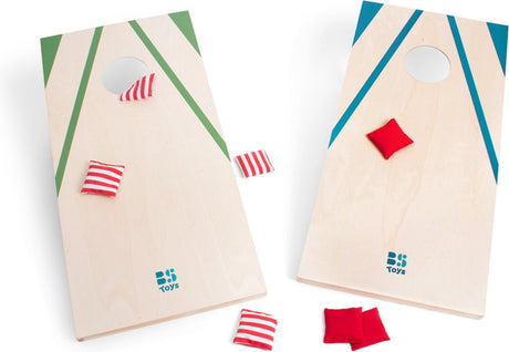 Bs toys - pittenzak werpen - cornhole set - fsc hout - geschikt vanaf 6 jaar