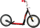 Volare Step - Jongens en Meisjes - 16 inch - Zwart Rood