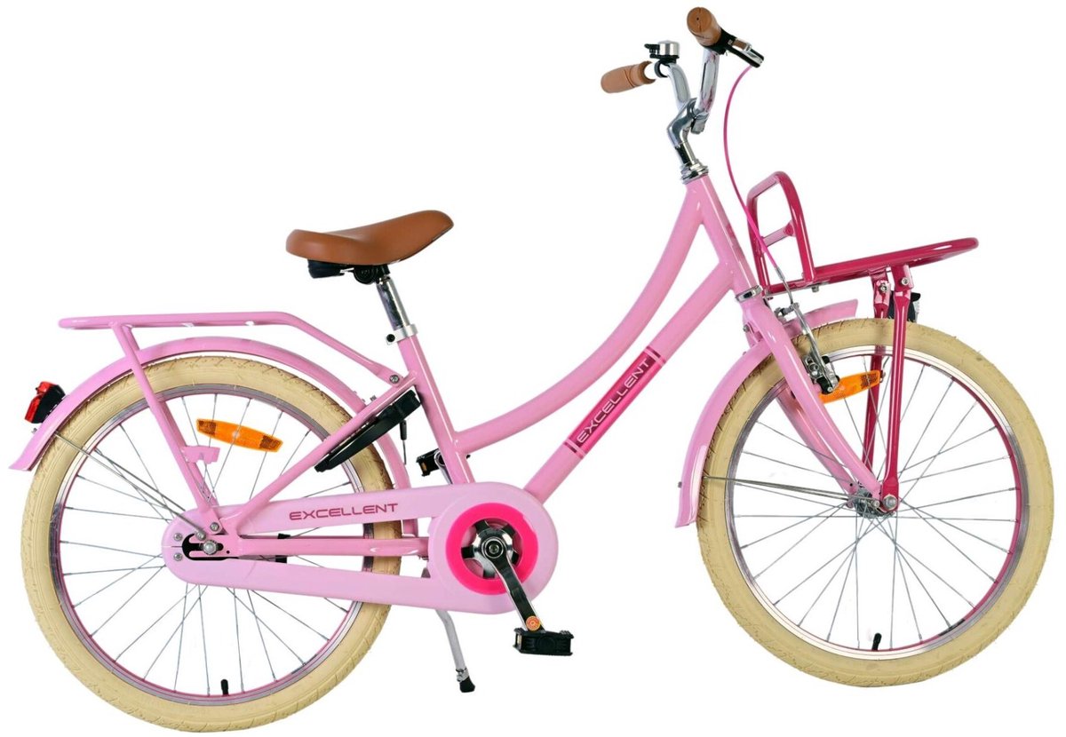 Volare excellent kinderfiets - meisjes - 20 inch - roze - shimano nexus 3