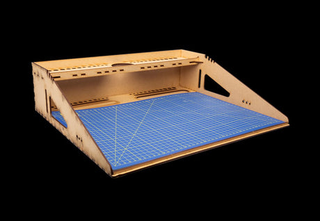 Italeri snijmat - 50833 werkstation voor modelbouw - mdf - a3 formaat houder