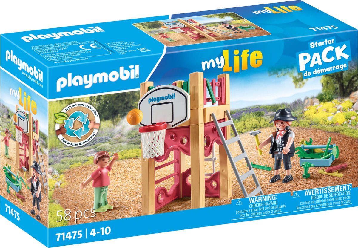 Playmobil starter pack timmerman op weg naar klus - 71475