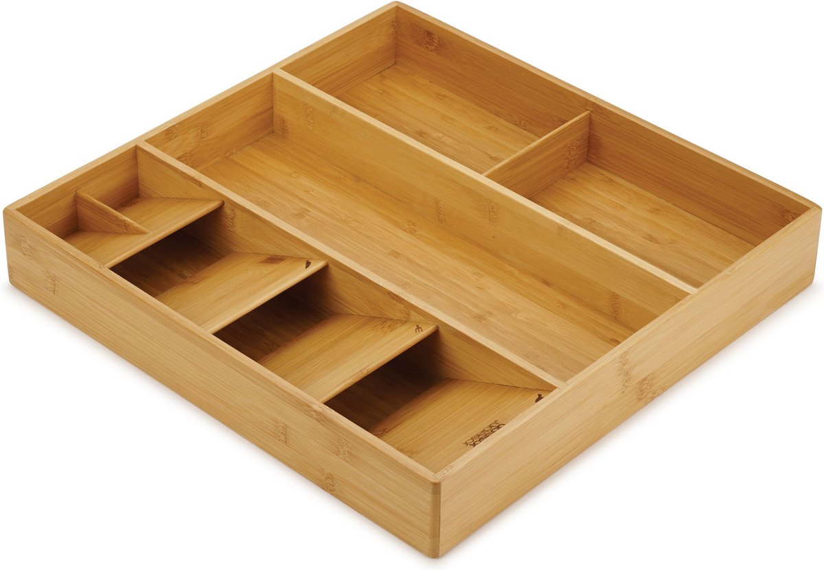 Joseph joseph bestek organizer bamboe 8-vaks - drawerstore - hout - sorteervakken | duurzaam