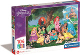 Clementoni legpuzzel - disney princess, 104st.