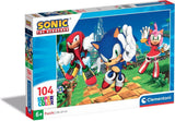 Clementoni legpuzzel - sonic, 104st.