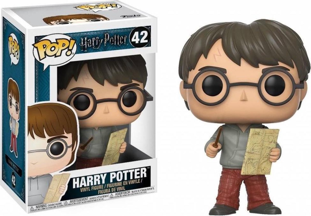 Funko pop! harry potter: harry with marauders map - verzamelfiguur