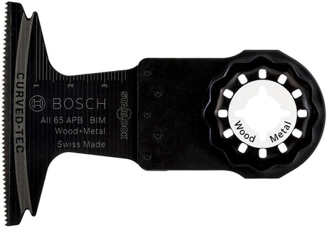 Bosch aii 65 apb bim invalzaagblad - 65 x 40 mm - voor hout en metaal