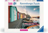 Ravensburger legpuzzel bootshauser in smogen, schweden, 500st.