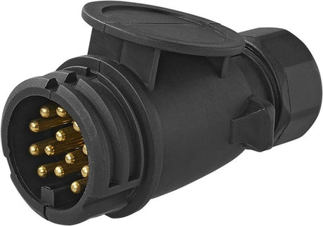 Proplus 13-polige stekker - direct plug-in - kunststof - zwart