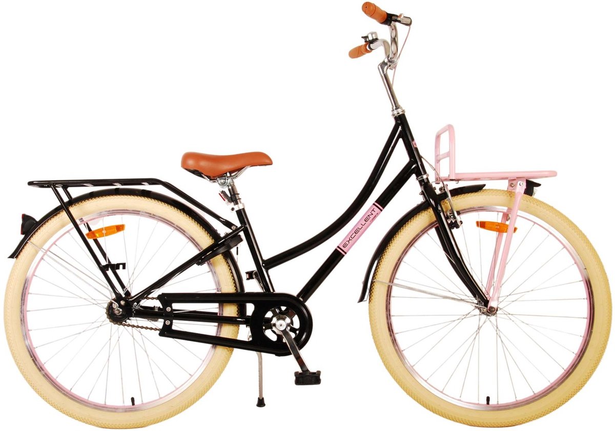 Volare Excellent Kinderfiets - Meisjes - 26 inch - Zwart