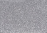 Creativ company opstrijkfolie glitter zilver, a5