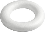 Creativ company styropor ringen met platte achterkant, 30cm