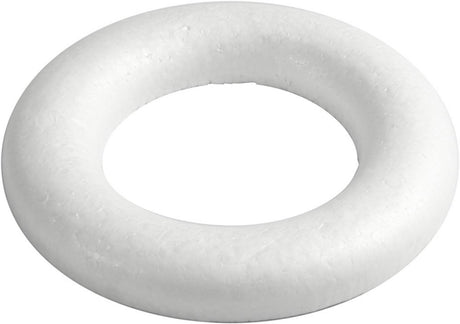 Creativ company styropor ringen met platte achterkant, 30cm