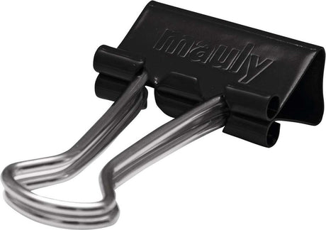Maul papierklem foldback y© 215, 40 mm, blister, 6 st