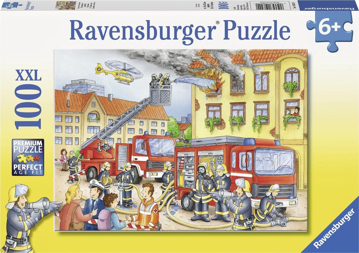 Ravensburger puzzel brandweer - legpuzzel - 100 stukjes