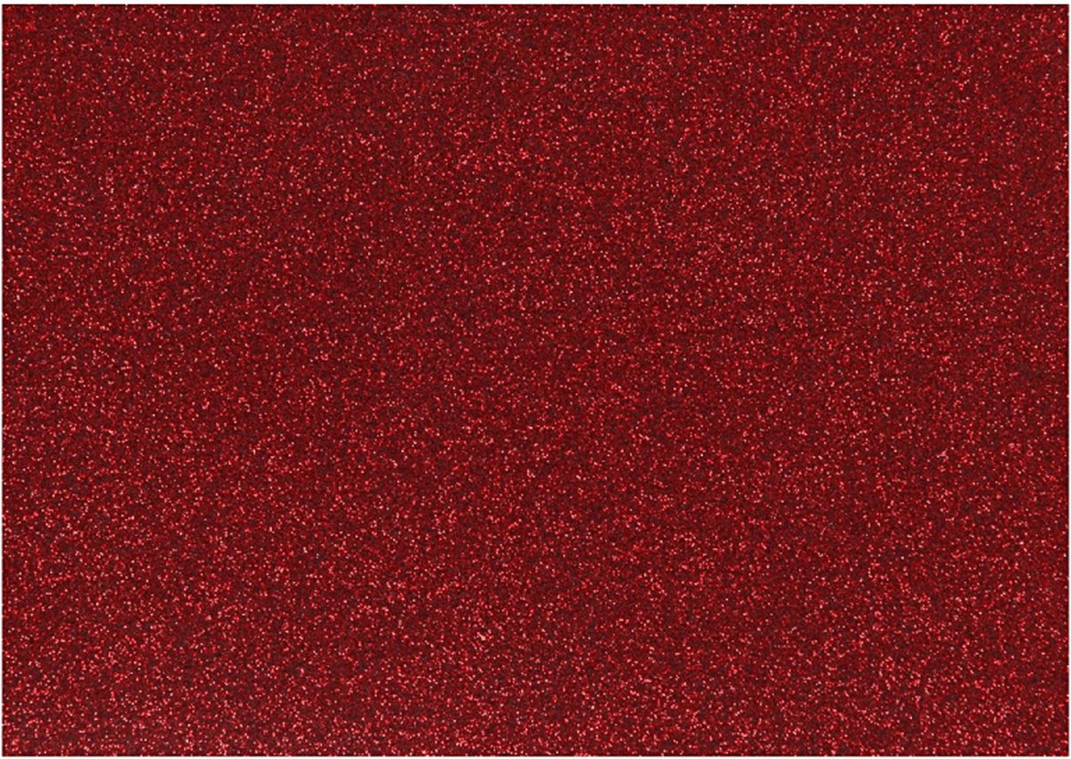 Creativ company http: www.cchobby.nl opstrijkfolie-a5-vel-148x210-mm-glitter-rood-1-vel