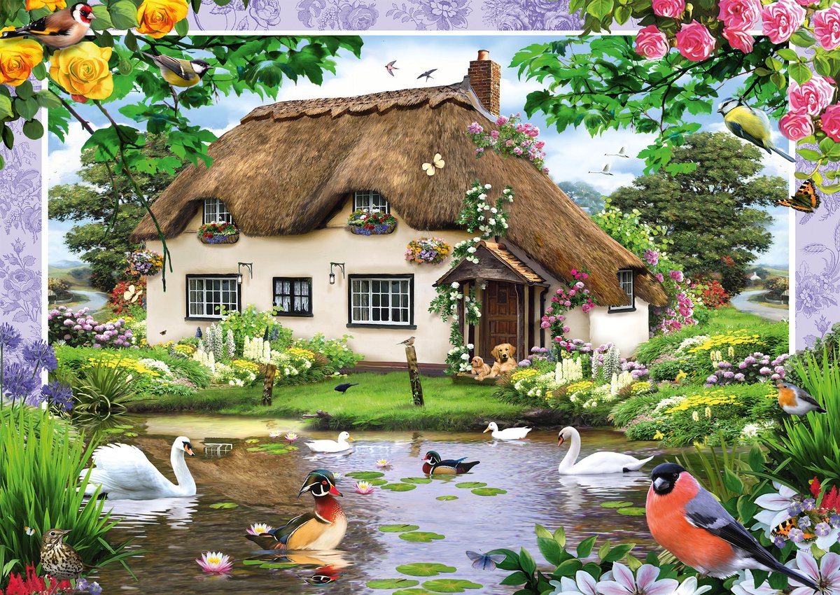 Schmidt - legpuzzel - romantisch landhuis - 500 stukjes - kinderen - vanaf 10 jaar