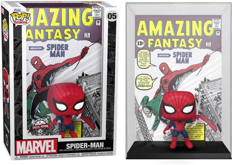 Funko pop! comic cover: spider-man - amazing fantasy 05 exclusive