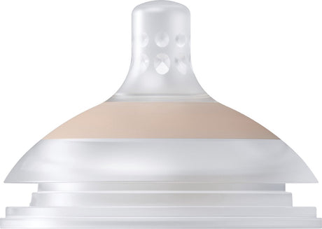 Difrax lovi mammafeel dynamische flessenspeen - 9+ maanden - fast - roze - 1 stuk