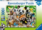 Ravensburger puzzel wildlife selfie - legpuzzel - 300 stukjes