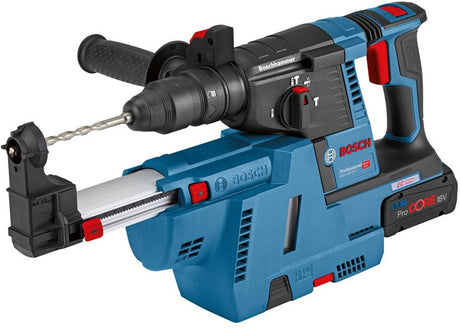 Bosch gbh 18v-26 f accu boorhamer met sds plus 2x 5,5ah procore...