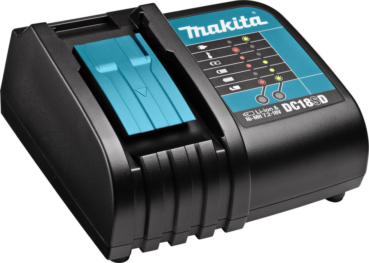 Makita dc 18 sd acculader 7,2 v - 18 v voor li-ion accu ( 194533-6 )