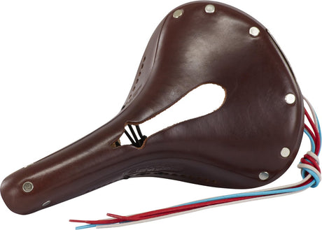 Brooks b17 carved - antic brown