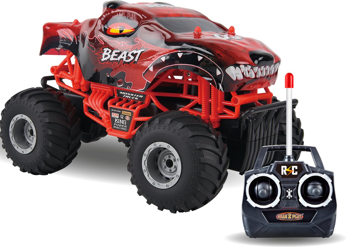 Gear2play rc monster truckies beast monstertruck 1:16
