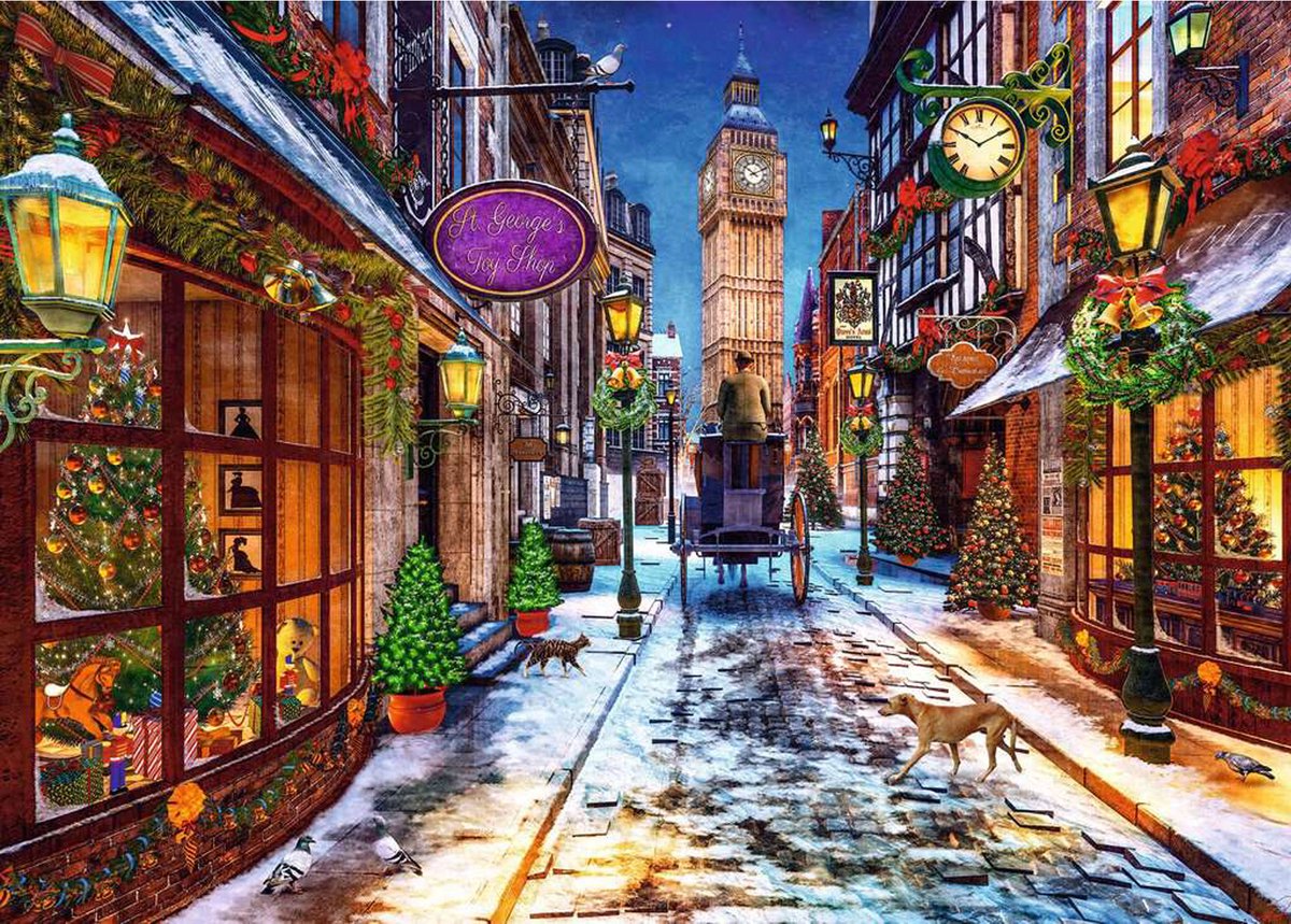 Ravensburger puzzel weihnachtszeit - 1000 stukjes kerst legpuzzel.