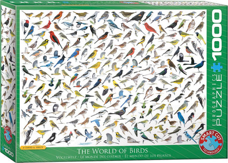 Eurographics - de wereld van vogels [the world of birds] - david sibley - 1000 stukjes 68×48cm (b×h) - legpuzzel