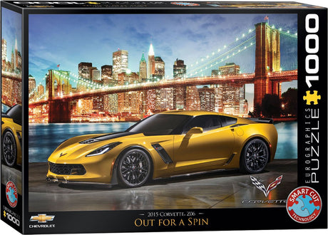 Eurographics - corvette z06 out for a spin - 1000 stukjes 68×48cm (b×h) - legpuzzel
