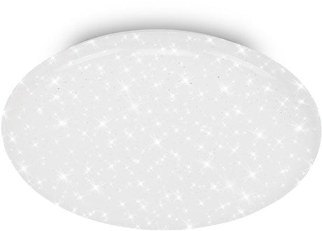 Briloner git – led plafondlamp – sterrenhemel effect – 4.000k neutraal wit licht – wit – ø28 cm