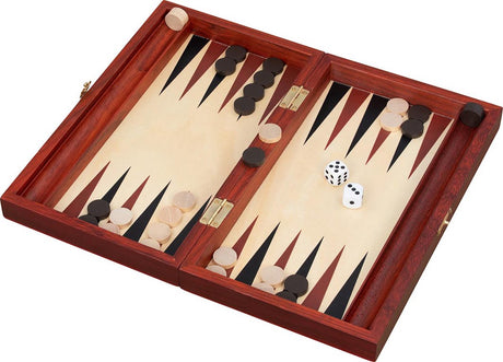 Goki backgammon - hout - 33x28x2,7cm - 6 jaar