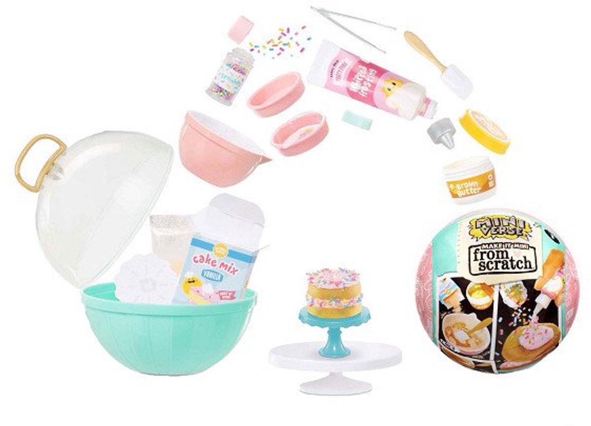 Miniverse make it mini from scratch gebak - serie 1 - knutselset