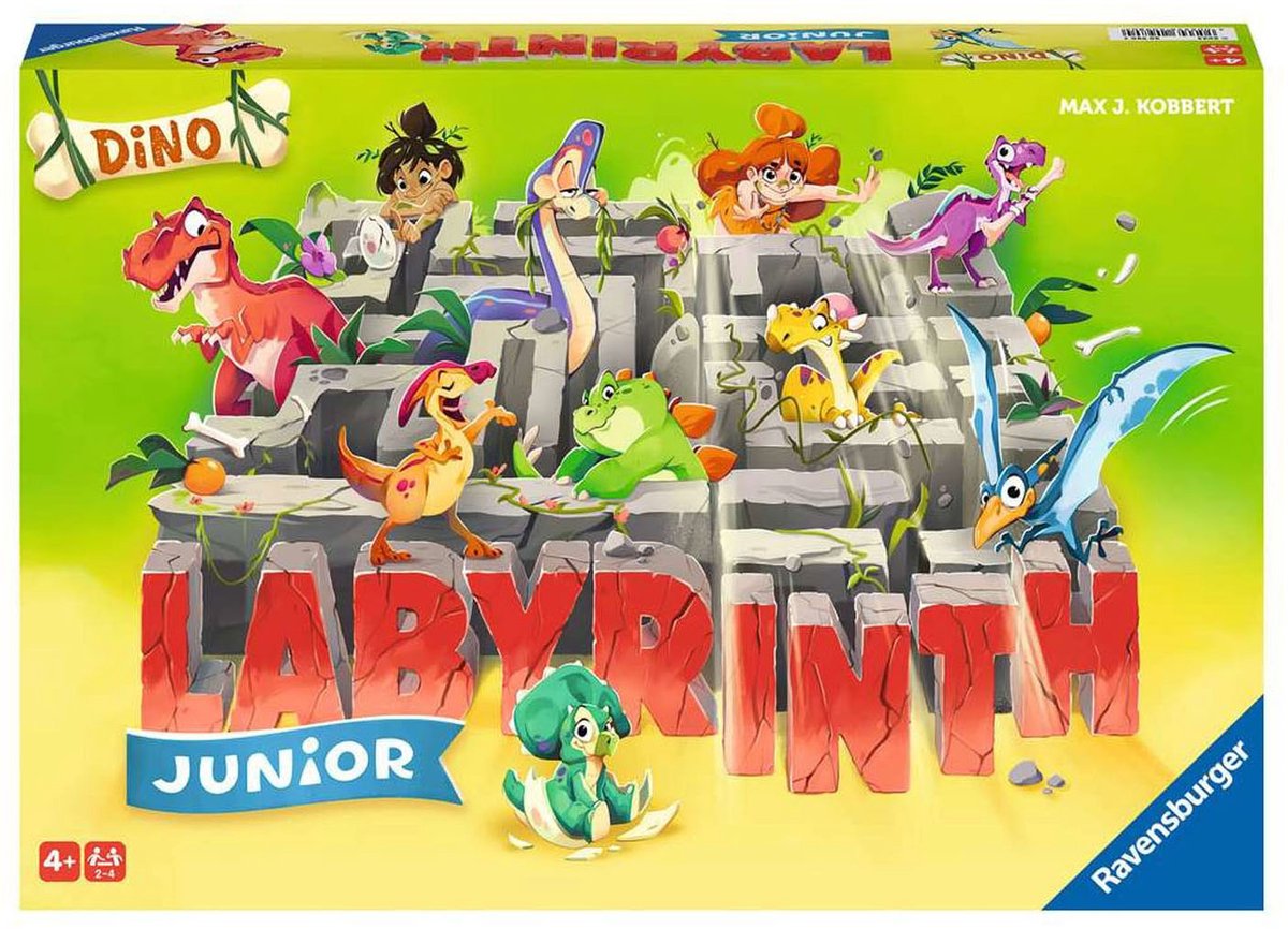 Ravensburger junior labyrinth dino - bordspel