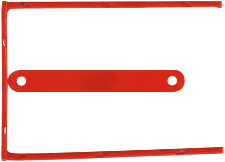 Q-connect archiefbinder d-clip | doos van 100 stuks | rood