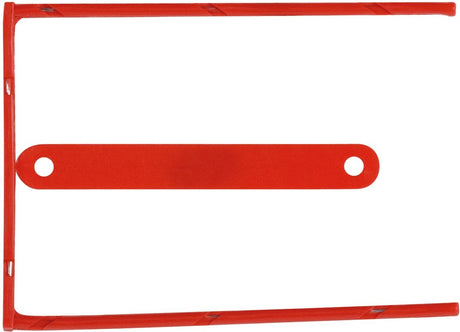 Q-connect archiefbinder d-clip | doos van 100 stuks | rood
