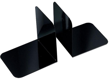 Maul boekensteunen set formaat 14 x 12 x 14 cm zwart