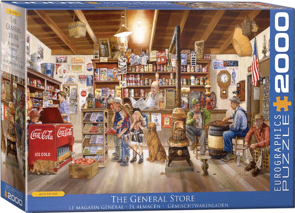Eurographics - de kruidenierswinkel [the general store] - les ray - 2000 stukjes 97×68cm (b×h) - legpuzzel