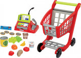 Écoiffier ecoiffier 100% winkelwagen, boodschappen kassa