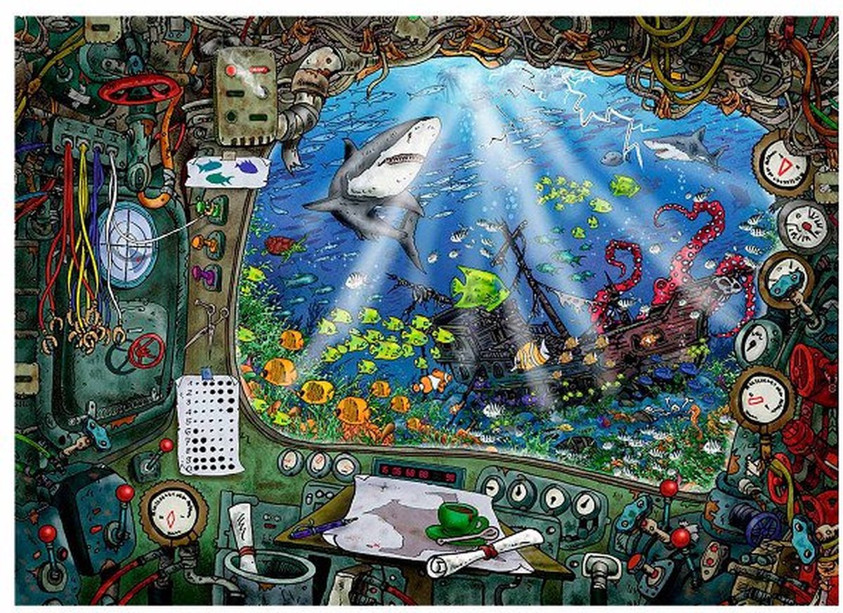 Ravensburger escape puzzle 4 submarine - 759 stukjes