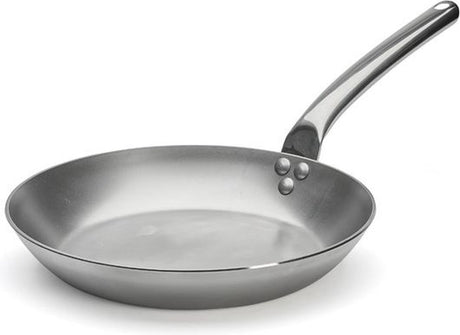 Debuyer de buyer carbone plus koekenpan met rvs handvat - ø 28cm - plaatstaal