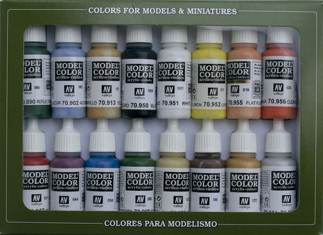 Vallejo hobbyverf acrylverf - 70140 basic colors usa - model color - acryl set verf set - 16x 17 ml