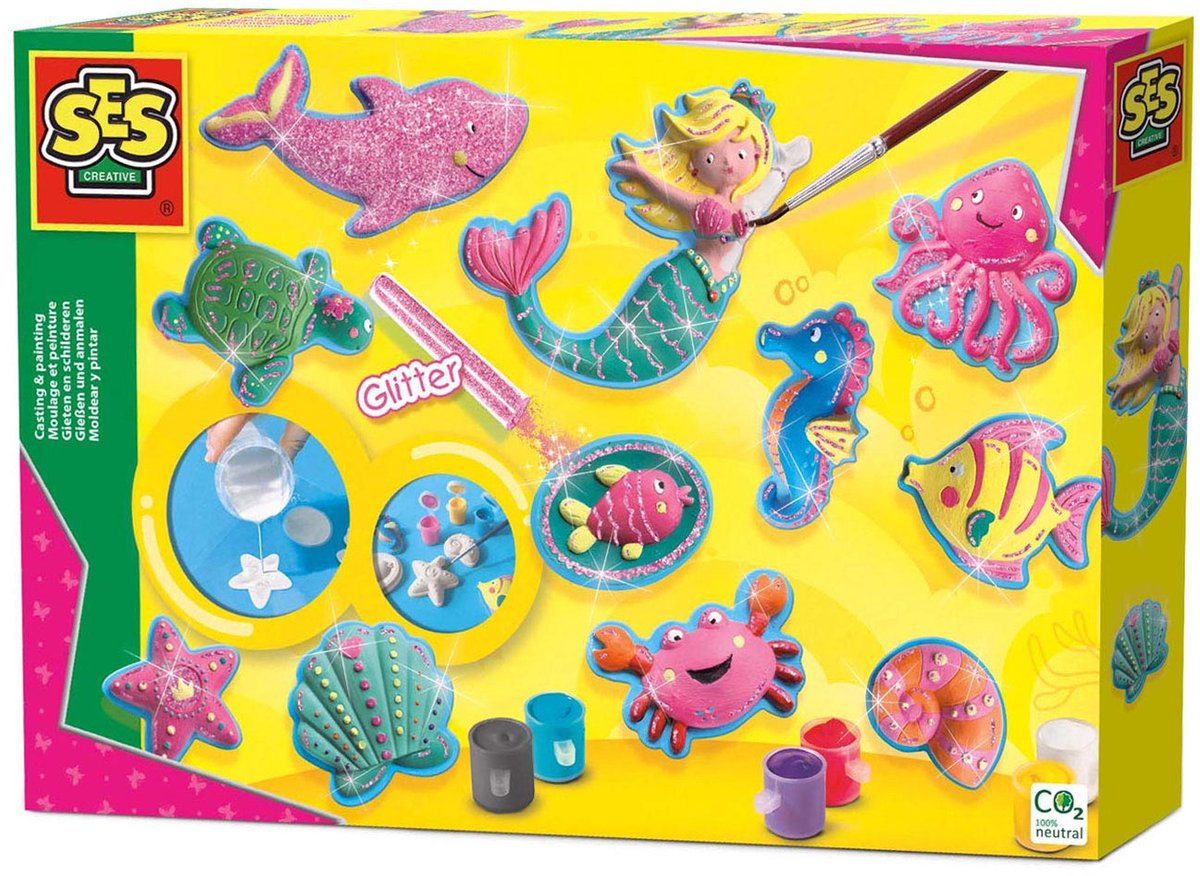 Ses creative ses gieten en schilderen - oceaanfiguren