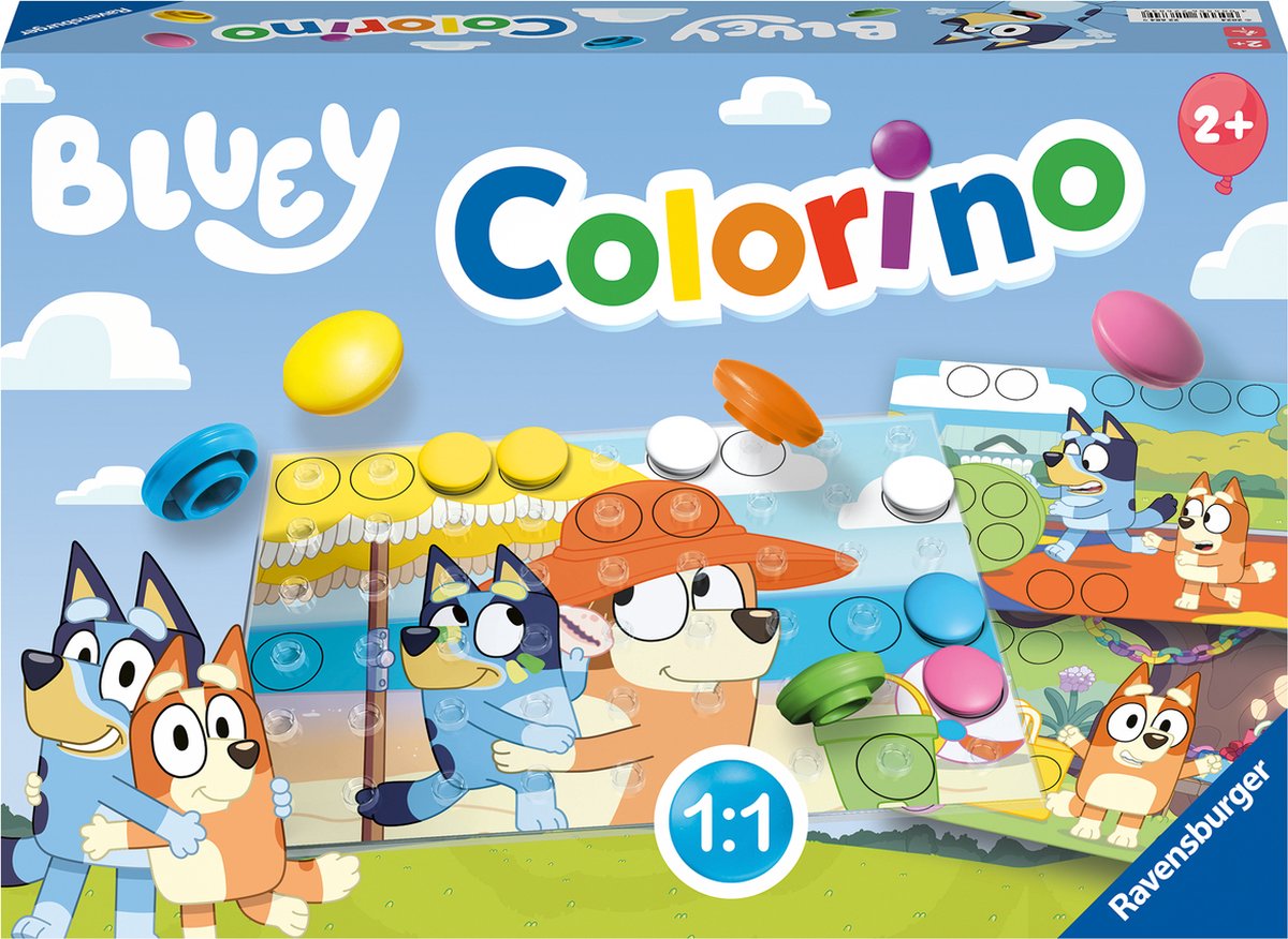 Ravensburger bluey colorino kinderspel