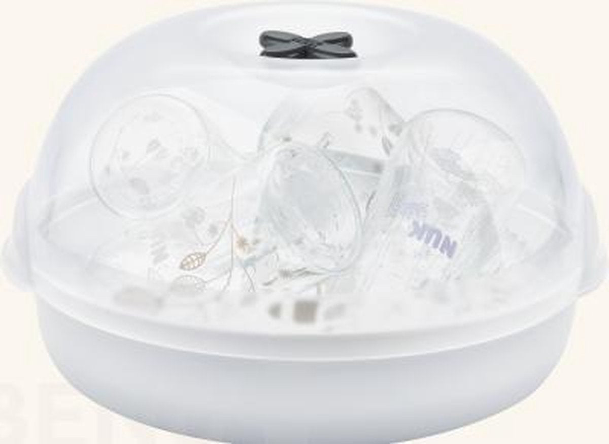 Nuk microexpress plus magnetron sterilisator voor 4 flessen