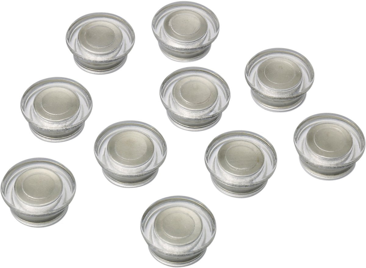 Nobo - glasbordmagneten - 10 stuks - wit