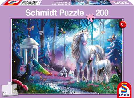 Schmidt - legpuzzel - eenhoornmerrie met veulen - 200 stukjes - kinderen - vanaf 8 jaar