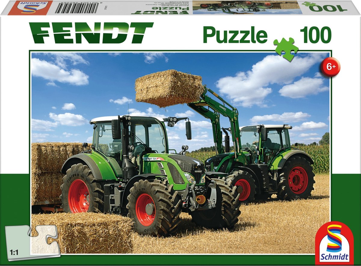 Fendt serie - 100 stukjes puzzel - traktor thema