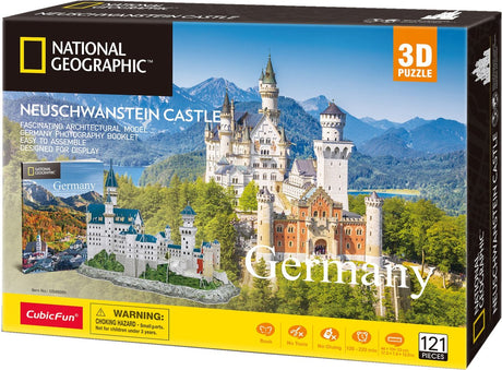 Cubic fun national geographic - 3d-puzzel - 3d-puzzel ng kasteel neuschwanstein